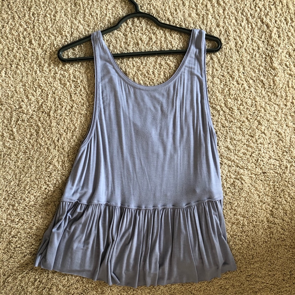Blue tank top
